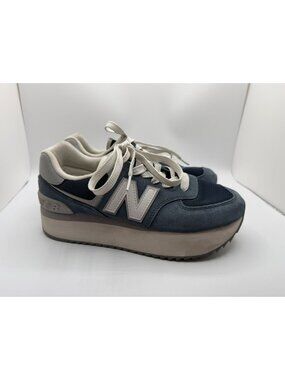 New Balance 574 Platform 'Vintage Indigo' Sneakers Unisex Size M 7.5/ W 9 Shoes
